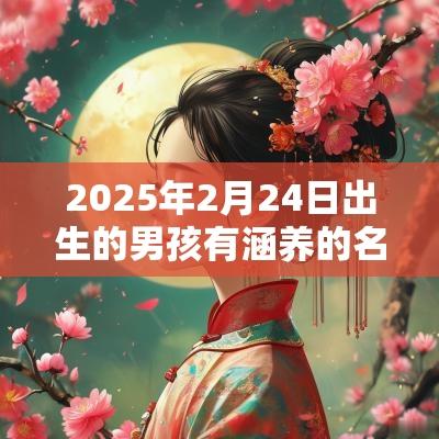 2025年2月24日出生的男孩有涵养的名字有诗意悦耳的男孩名字取名诀窍