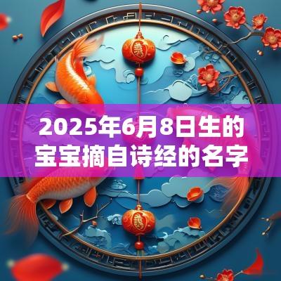 2025年6月8日生的宝宝摘自诗经的名字古风有诗意的名字大全