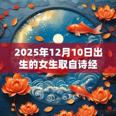 2025年12月10日出生的女生取自诗经的名字唯美可爱的女孩名
