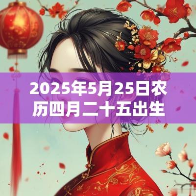 2025年5月25日农历四月二十五出生的女孩五行属什么补木的名字推荐