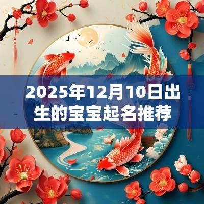 2025年12月10日出生的宝宝起名推荐好听的女宝名字参考大全