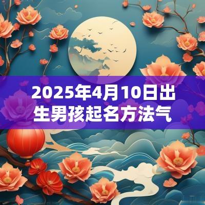 2025年4月10日出生男孩起名方法气宇不凡的属蛇男宝宝名字