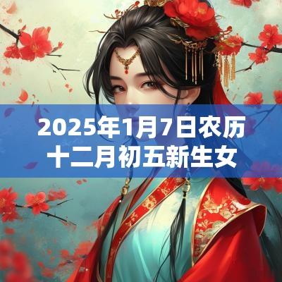 2025年1月7日农历十二月初五新生女宝宝生辰八字五行查询怎么取名好 2025年1月7日农历十二月初五新生女宝宝生辰八字五行查询怎么取名好