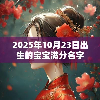 2025年10月23日出生的宝宝满分名字合集来自诗经名句的女孩名字