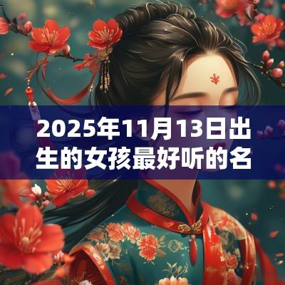 2025年11月13日出生的女孩最好听的名字五行缺火和金女宝宝取名