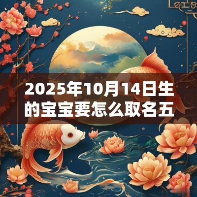 2025年10月14日生的宝宝要怎么取名五行缺火的宝宝名字大全