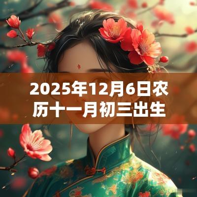 2025年12月6日农历十一月初三出生的男宝宝五行取名打分最佳宜用字