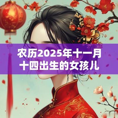 农历2025年十一月十四出生的女孩儿命运今日五行缺木火周易取名