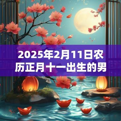 2025年2月11日农历正月十一出生的男宝宝五行命理解析缺金火取名旺运