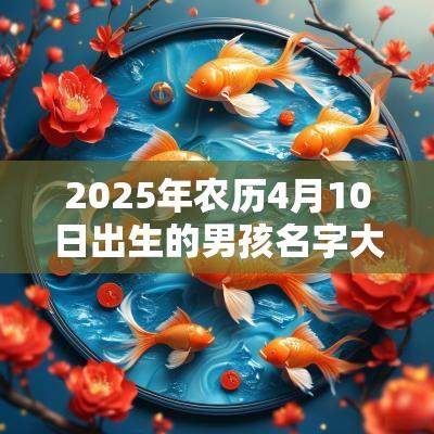2025年农历4月10日出生的男孩名字大全清新俊逸的男宝宝名字