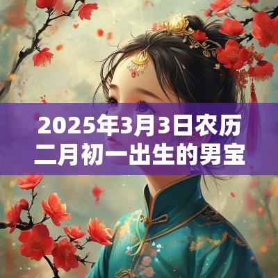2025年3月3日农历二月初一出生的男宝宝八字算命五行属木的名字