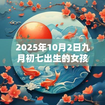 2025年10月2日九月初七出生的女孩五行命理解析补火取名旺运
