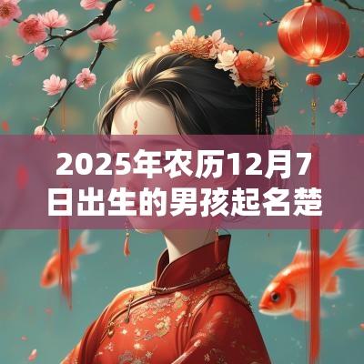 2025年农历12月7日出生的男孩起名楚辞周易好听有寓意的名字大全