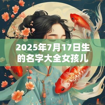 2025年7月17日生的名字大全女孩儿取名技巧和好听的名字推荐