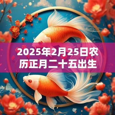 2025年2月25日农历正月二十五出生的男孩五行五行缺火洋气独特的名字
