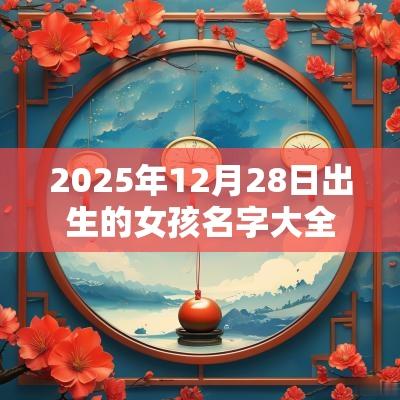 2025年12月28日出生的女孩名字大全清新淡雅蛇年女宝宝取名