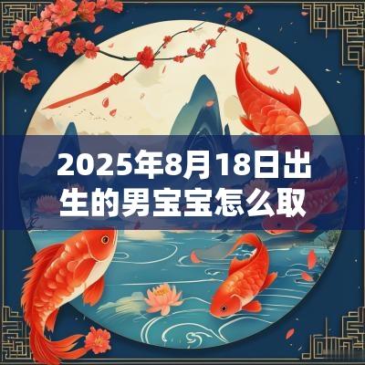 2025年8月18日出生的男宝宝怎么取名用国学典故给男孩取名