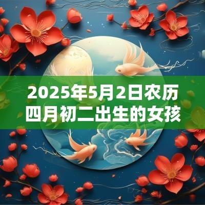 2025年5月2日农历四月初二出生的女孩五行八字解读属木的起名宜用字