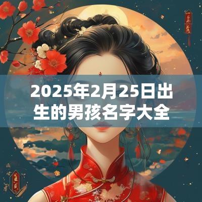 2025年2月25日出生的男孩名字大全寓意男宝宝有文采的名字 2025年2月25日出生的男孩名字大全寓意男宝宝有文采的名字