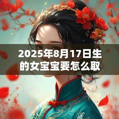 2025年8月17日生的女宝宝要怎么取名好听的女孩子单字精选