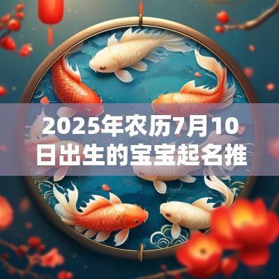 2025年农历7月10日出生的宝宝起名推荐男宝宝独特名字大全 2025年农历7月10日出生的宝宝起名推荐男宝宝独特名字大全
