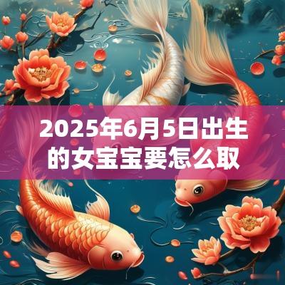 2025年6月5日出生的女宝宝要怎么取名蛇年寓意好的名字排行