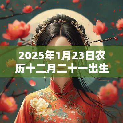 2025年1月23日农历十二月二十一出生的女孩宝五行属什么如何取名促运