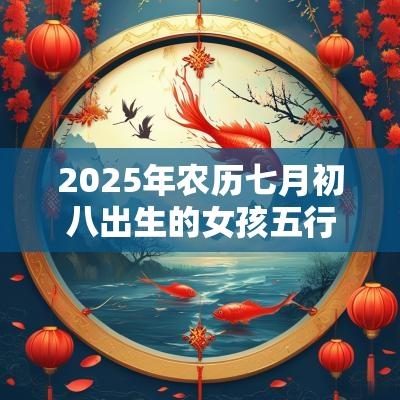 2025年农历七月初八出生的女孩五行取名打分五行不缺的最佳宜用字
