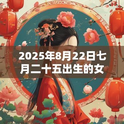 2025年8月22日七月二十五出生的女孩五行属什么属木取名建议