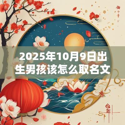 2025年10月9日出生男孩该怎么取名文采出众的男宝宝名字