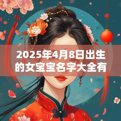 2025年4月8日出生的女宝宝名字大全有寓意的可用来取名的成语