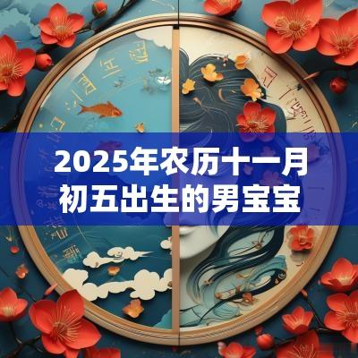 2025年农历十一月初五出生的男宝宝五行缺火土与众不同的名字