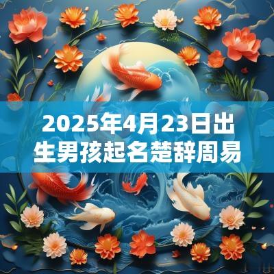 2025年4月23日出生男孩起名楚辞周易儒雅随和的男宝宝名字