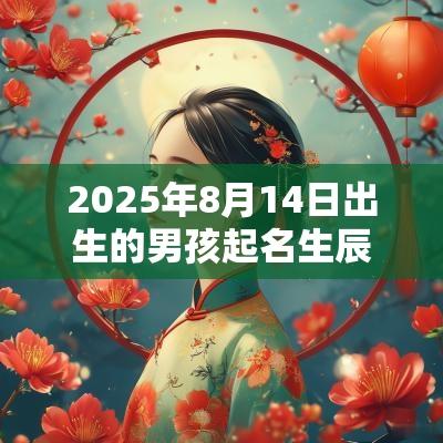 2025年8月14日出生的男孩起名生辰八字蛇年男孩取名常用字集锦