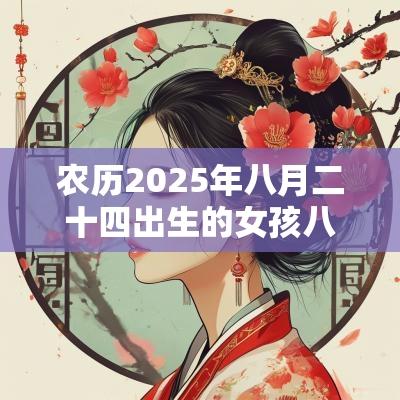 农历2025年八月二十四出生的女孩八字好吗五行缺木水好听的名字