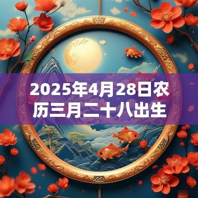 2025年4月28日农历三月二十八出生的男孩八字算命五行缺火的名字
