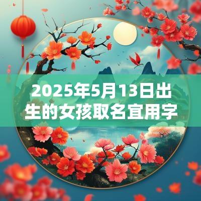 2025年5月13日出生的女孩取名宜用字象征文雅的起名常用字详解