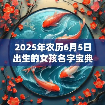 2025年农历6月5日出生的女孩名字宝典内涵丰富的蛇年女孩名字