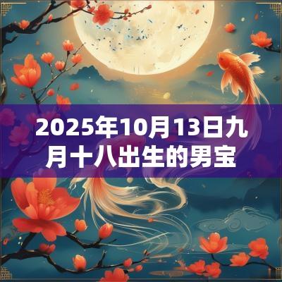 2025年10月13日九月十八出生的男宝宝缺火取名高分名字建议