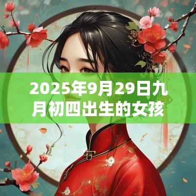 2025年9月29日九月初四出生的女孩五行取名打分缺火的最佳宜用字