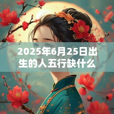 2025年6月25日出生的人五行缺什么五行喜用木水宝宝名字推荐