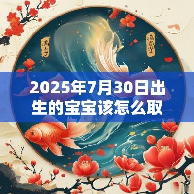2025年7月30日出生的宝宝该怎么取名诗经中好听有创意的名字