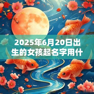 2025年6月20日出生的女孩起名字用什么字比较好最火的起名精选