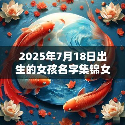 2025年7月18日出生的女孩名字集锦女宝宝大气内涵名字解析