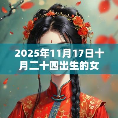 2025年11月17日十月二十四出生的女孩五行起名缺火的名字