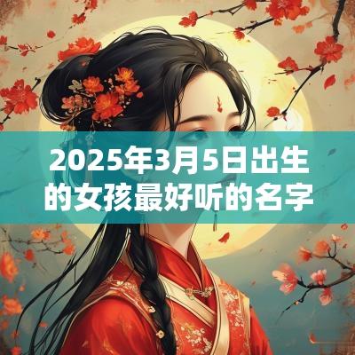 2025年3月5日出生的女孩最好听的名字好听到鼓掌的名字推荐