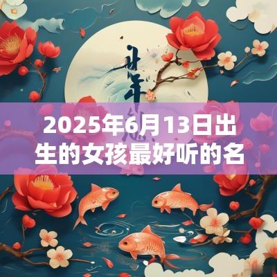 2025年6月13日出生的女孩最好听的名字富含深意的名字寓意分享