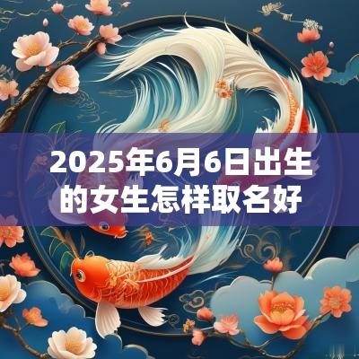 2025年6月6日出生的女生怎样取名好诗经楚辞中展现魅力的名字