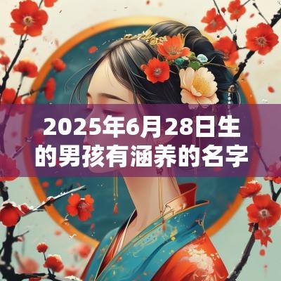 2025年6月28日生的男孩有涵养的名字优雅大方的名字推荐