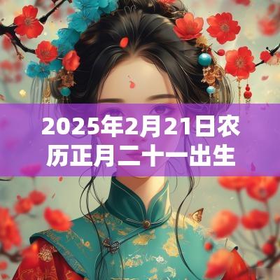 2025年2月21日农历正月二十一出生的女孩五行旺缺缺金土免费八字起名